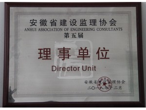 安徽省建設(shè)監(jiān)理協(xié)會(huì)第五屆理事單位